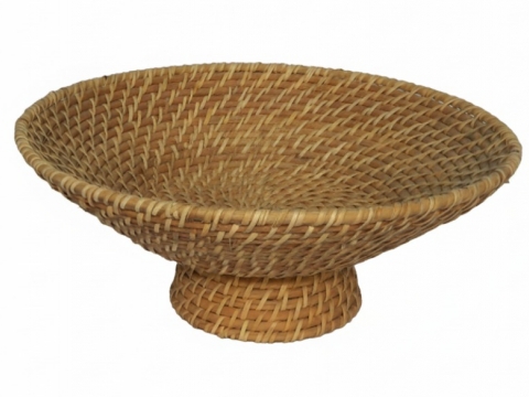 Rattan Footed Basket